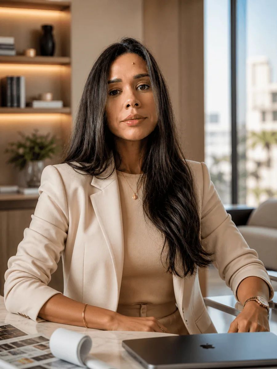 Thaiane Alves, corretora de imóveis